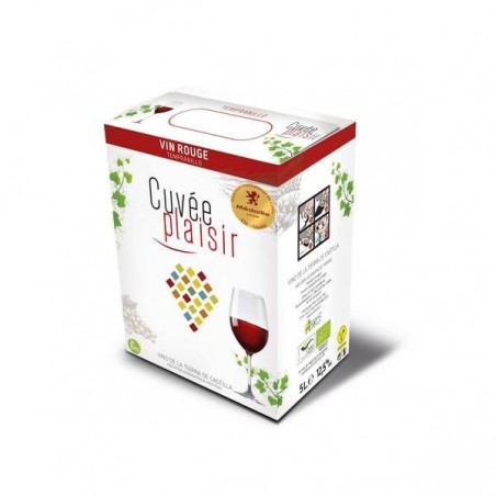 Vin rouge bio Cuvée Plaisir 5 L