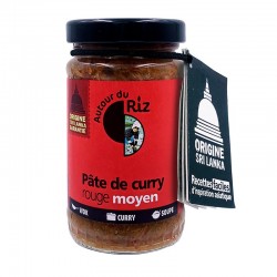 Pâte de Curry Rouge | MOYEN | 100g | Autour du Riz |