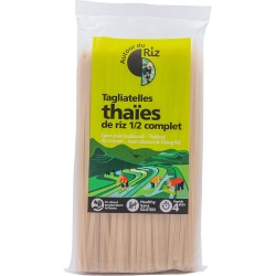 Tagliatelles thaïes Bio | Riz 1/2 complet sans gluten | 400 G | Autour du riz|