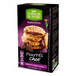 Cookies Bio | Fourrés Chocolat | 175 G | Le Moulin de Pivert